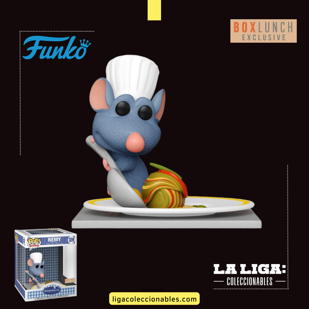 FUNKO POP! RATATOUILLE REMY (WITH RATATOUILLE) BOX LUNCH EXCLUSIVE – La  Liga: Coleccionables